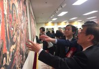 北京法海寺明清仏画珍品展にて貴重な壁画復元作品を展示
