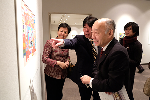 岡山県美作市で農民・漁民画ほのぼのアート展開催