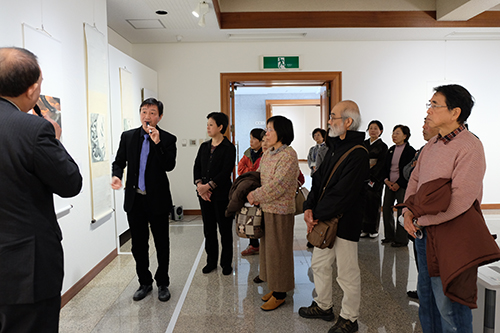 文人画と民間絵画の共同展が丹波市で開催